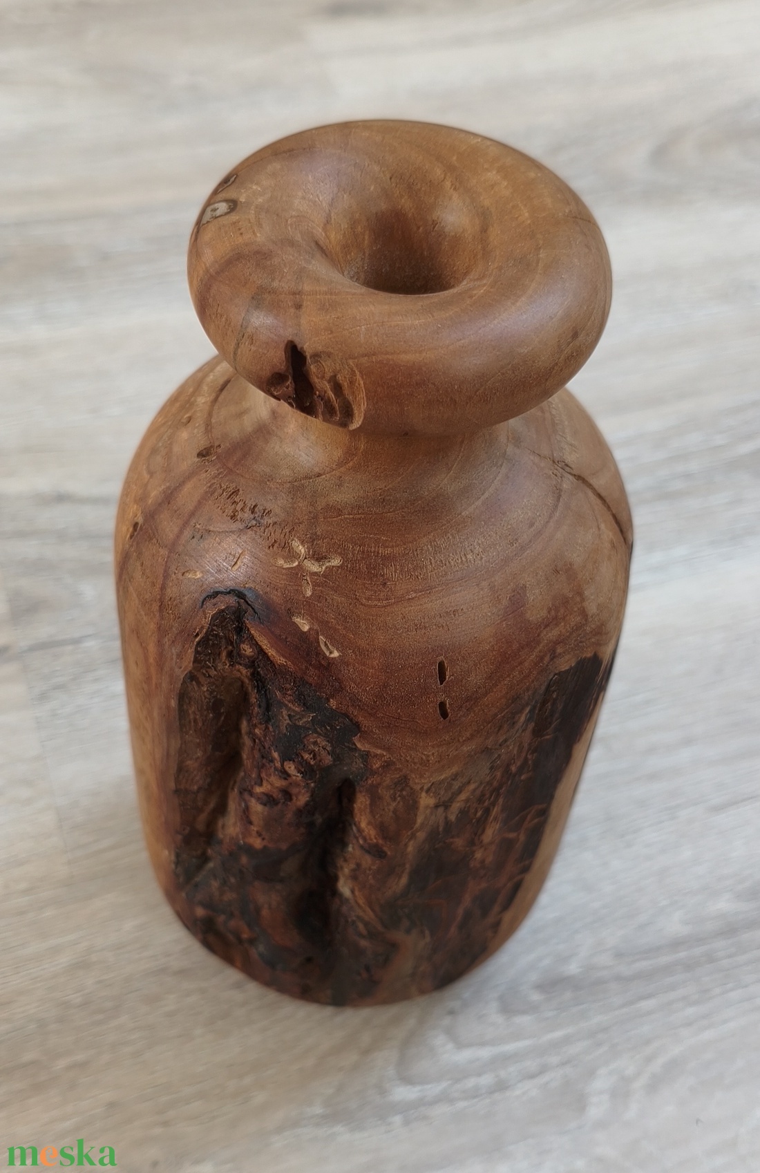 fa váza - otthon & életmód - virágdekoráció - virágtartó - váza - Meska.hu