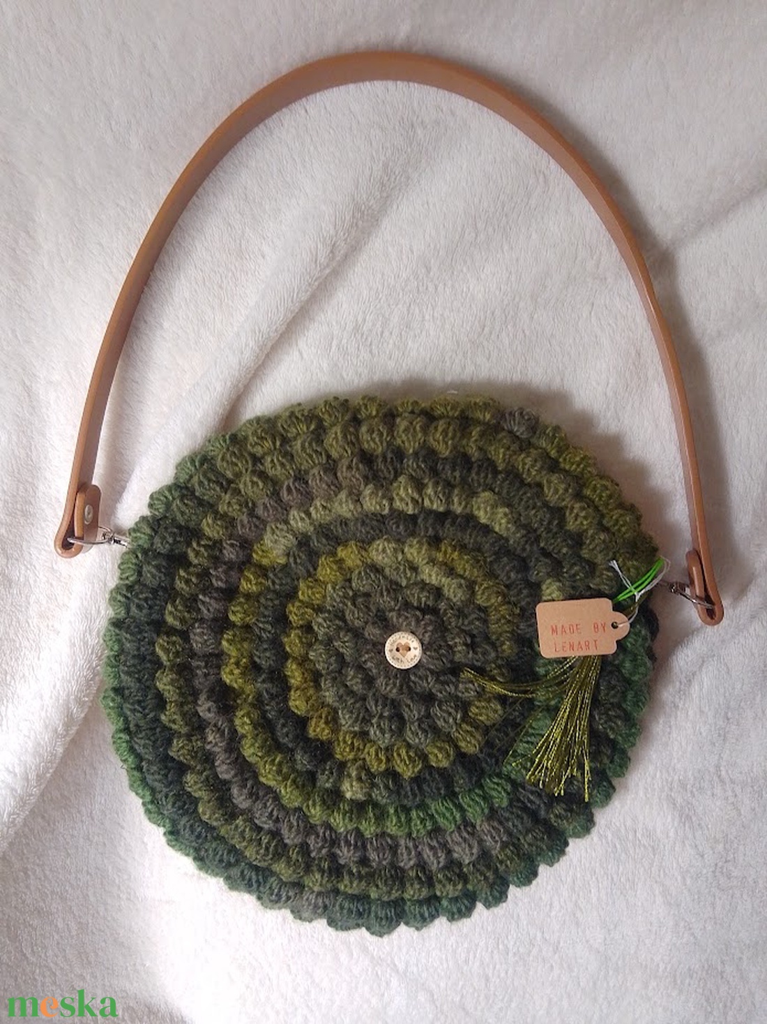 Egyedi horgolt crossbody, válltáska - táska & tok - kézitáska & válltáska - válltáska - Meska.hu