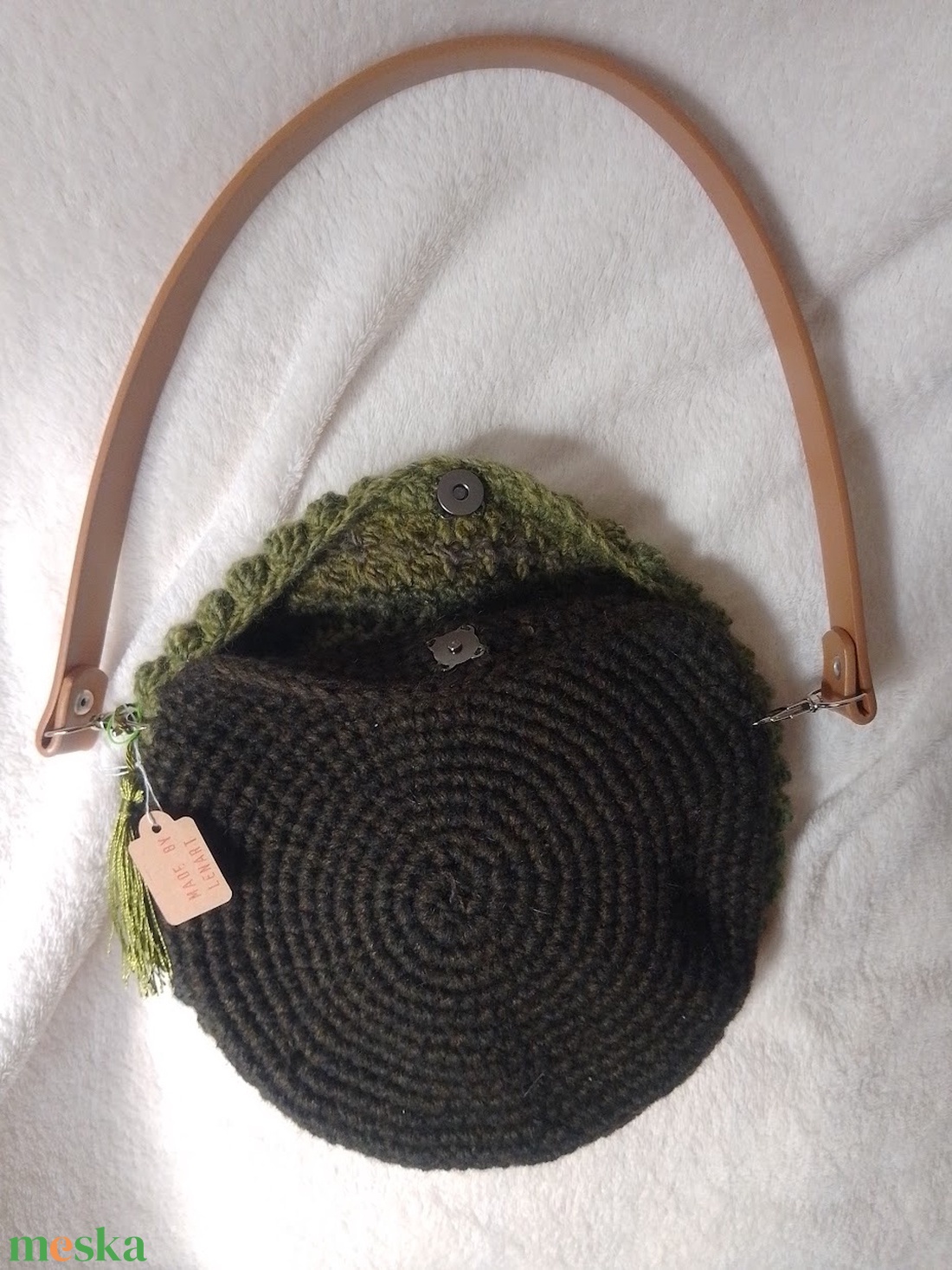 Egyedi horgolt crossbody, válltáska - táska & tok - kézitáska & válltáska - válltáska - Meska.hu