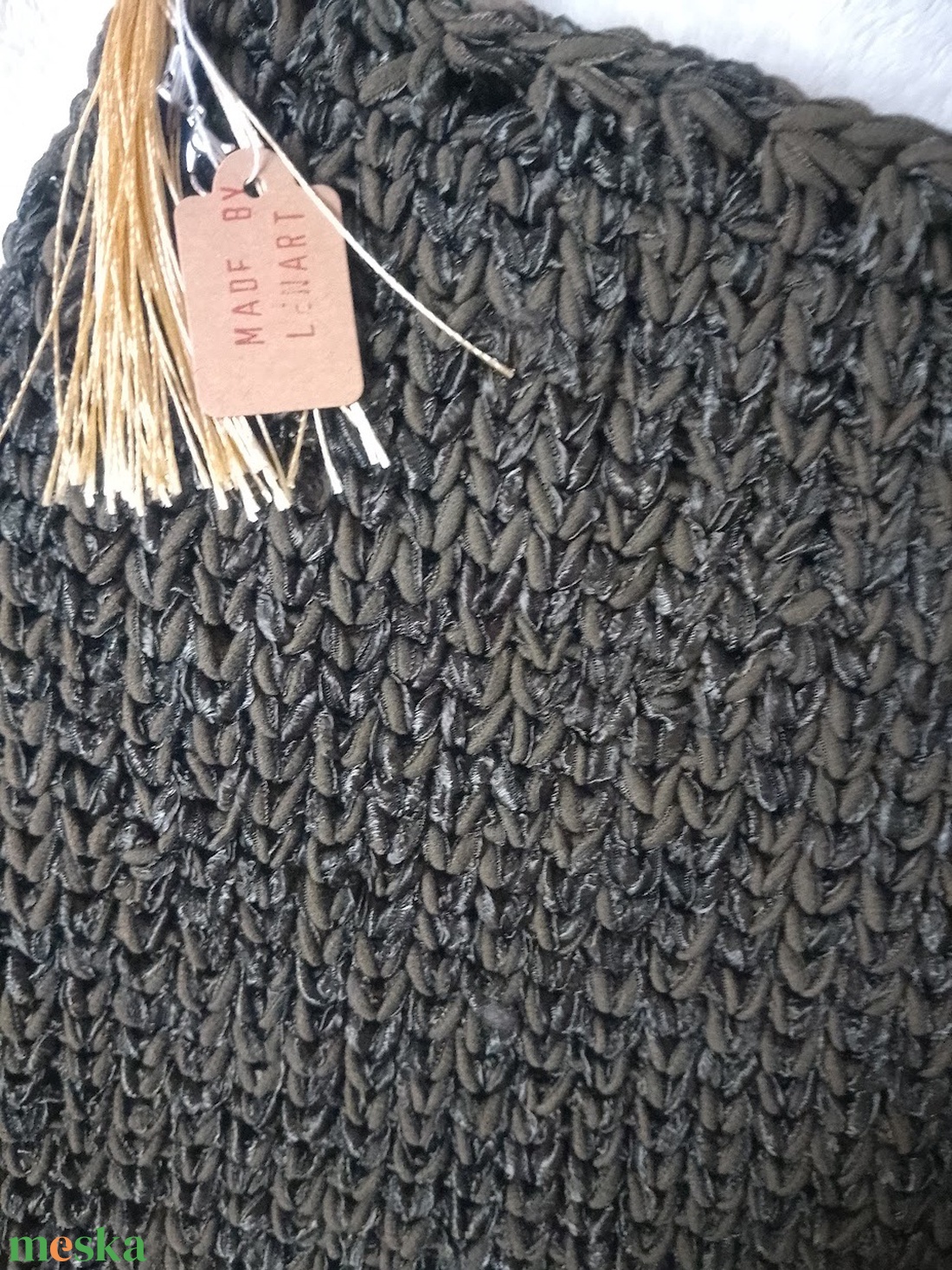 Egyedi horgolt crossbody, válltáska - táska & tok - kézitáska & válltáska - válltáska - Meska.hu