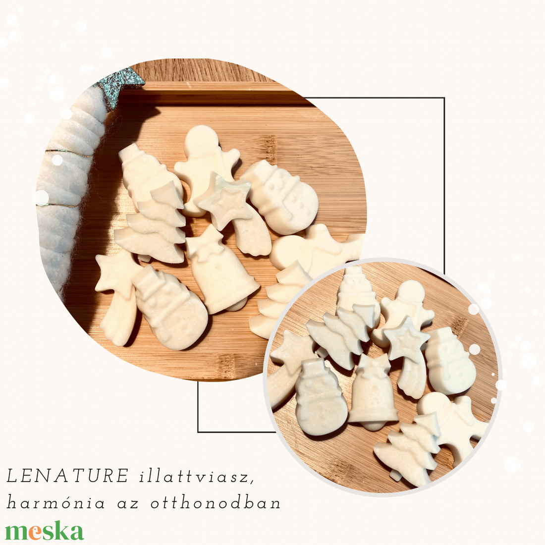 Lenature illatviasz - karácsony - karácsonyi lakásdekoráció - karácsonyi illatgyertya, mécses - Meska.hu Lenature illatviasz - karácsony - karácsonyi lakásdekoráció - karácsonyi illatgyertya, mécses - Meska.hu