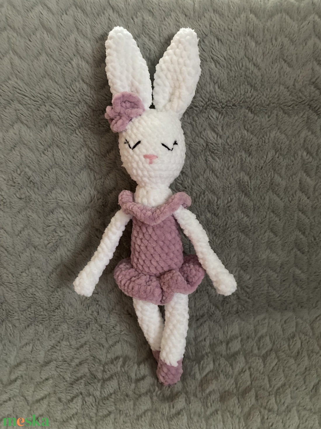 Horgolt amigurumi Borka balerina nyuszi - játék & sport - plüssállat & játékfigura - nyuszi - Meska.hu Horgolt amigurumi Borka balerina nyuszi - játék & sport - plüssállat & játékfigura - nyuszi - Meska.hu