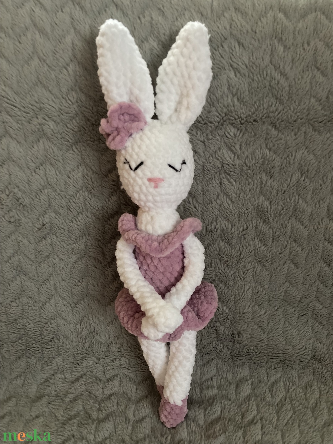 Horgolt amigurumi Borka balerina nyuszi - játék & sport - plüssállat & játékfigura - nyuszi - Meska.hu Horgolt amigurumi Borka balerina nyuszi - játék & sport - plüssállat & játékfigura - nyuszi - Meska.hu