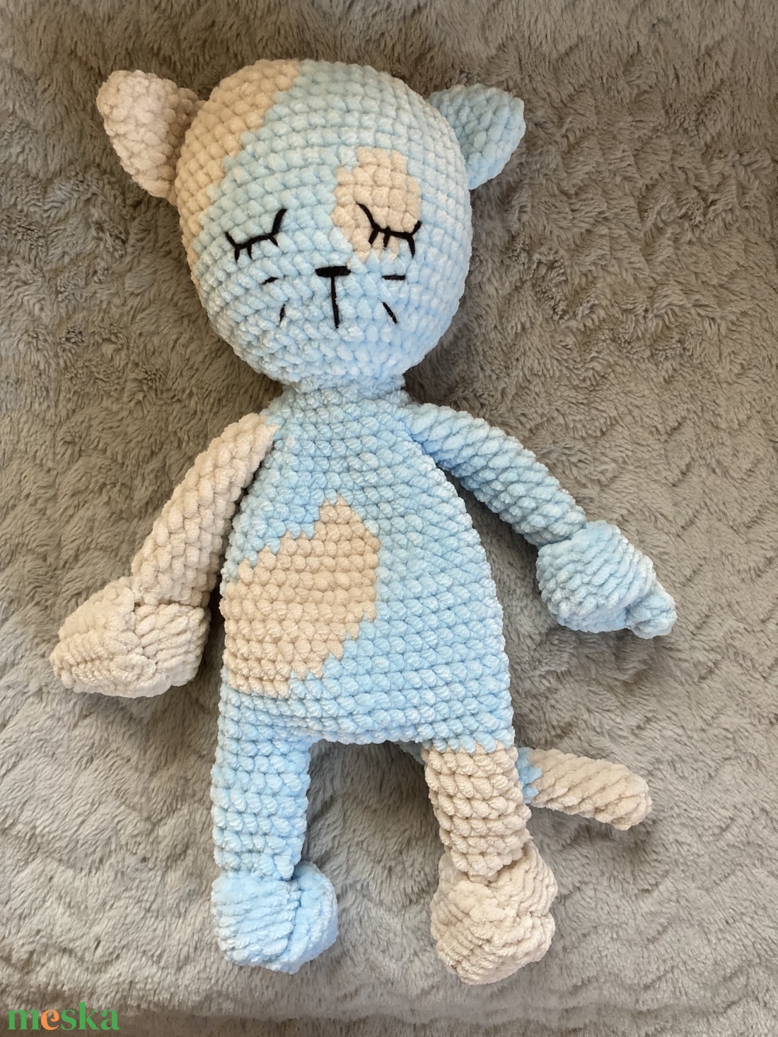 Horgolt amigurumi Szundi cica - játék & sport - plüssállat & játékfigura - cica - Meska.hu Horgolt amigurumi Szundi cica - játék & sport - plüssállat & játékfigura - cica - Meska.hu