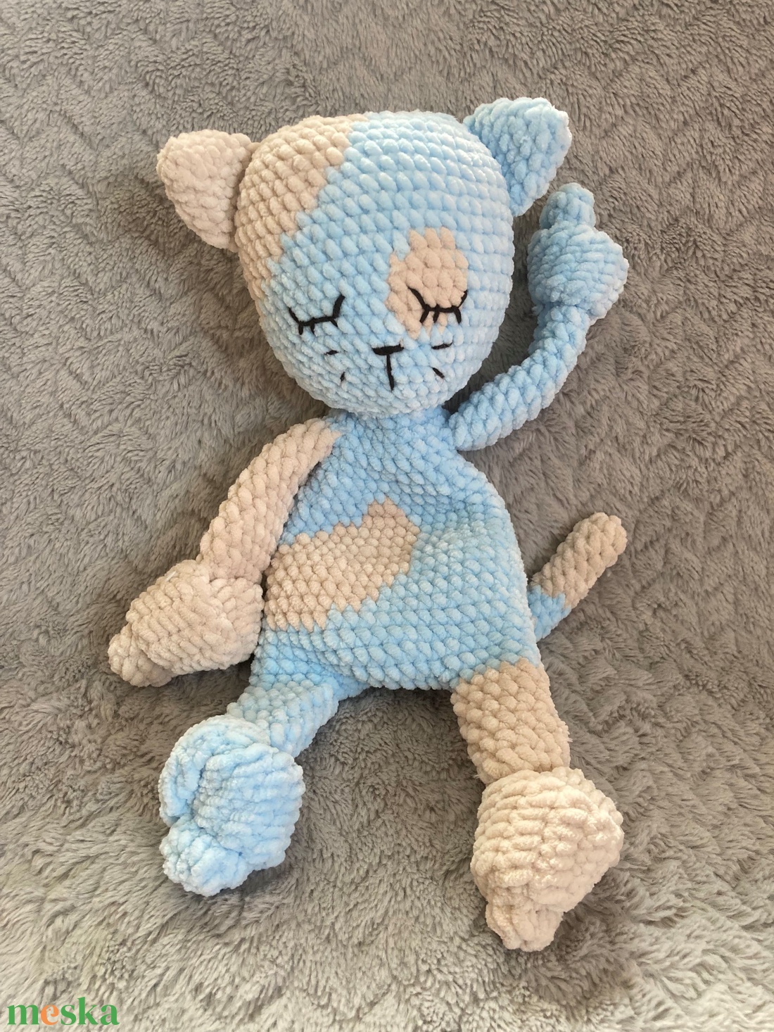 Horgolt amigurumi Szundi cica - játék & sport - plüssállat & játékfigura - cica - Meska.hu Horgolt amigurumi Szundi cica - játék & sport - plüssállat & játékfigura - cica - Meska.hu