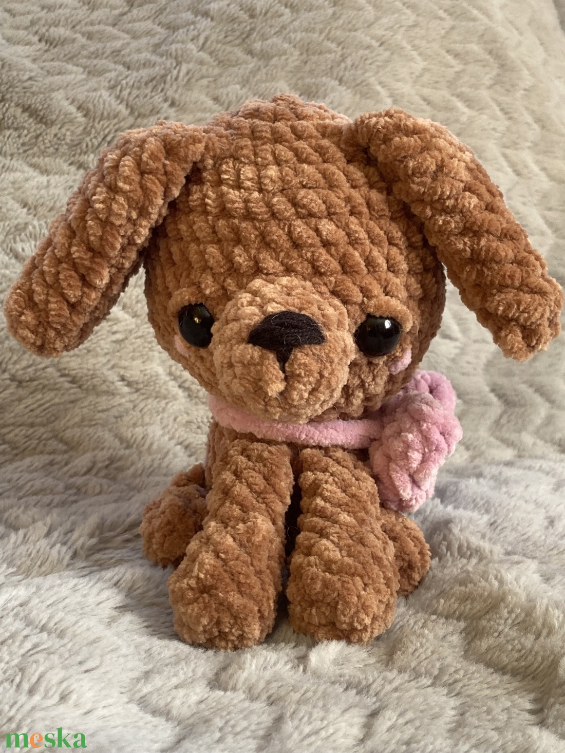 Horgolt amigurumi kiskutya - játék & sport - plüssállat & játékfigura - kutya - Meska.hu