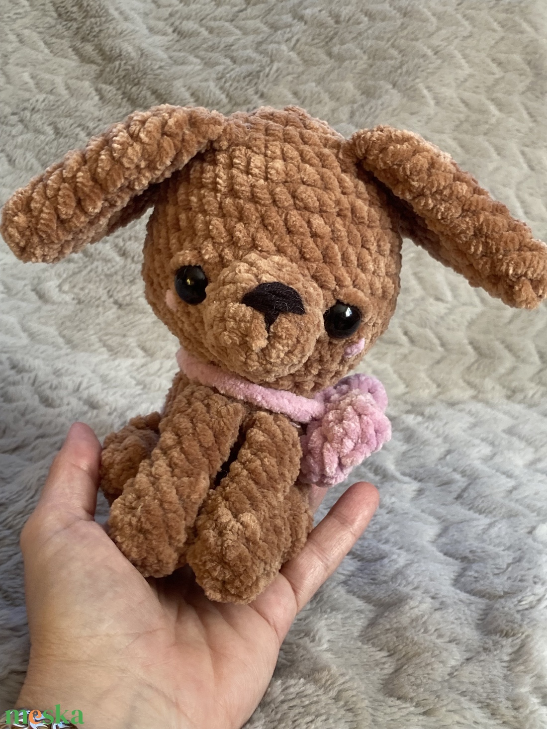 Horgolt amigurumi kiskutya - játék & sport - plüssállat & játékfigura - kutya - Meska.hu