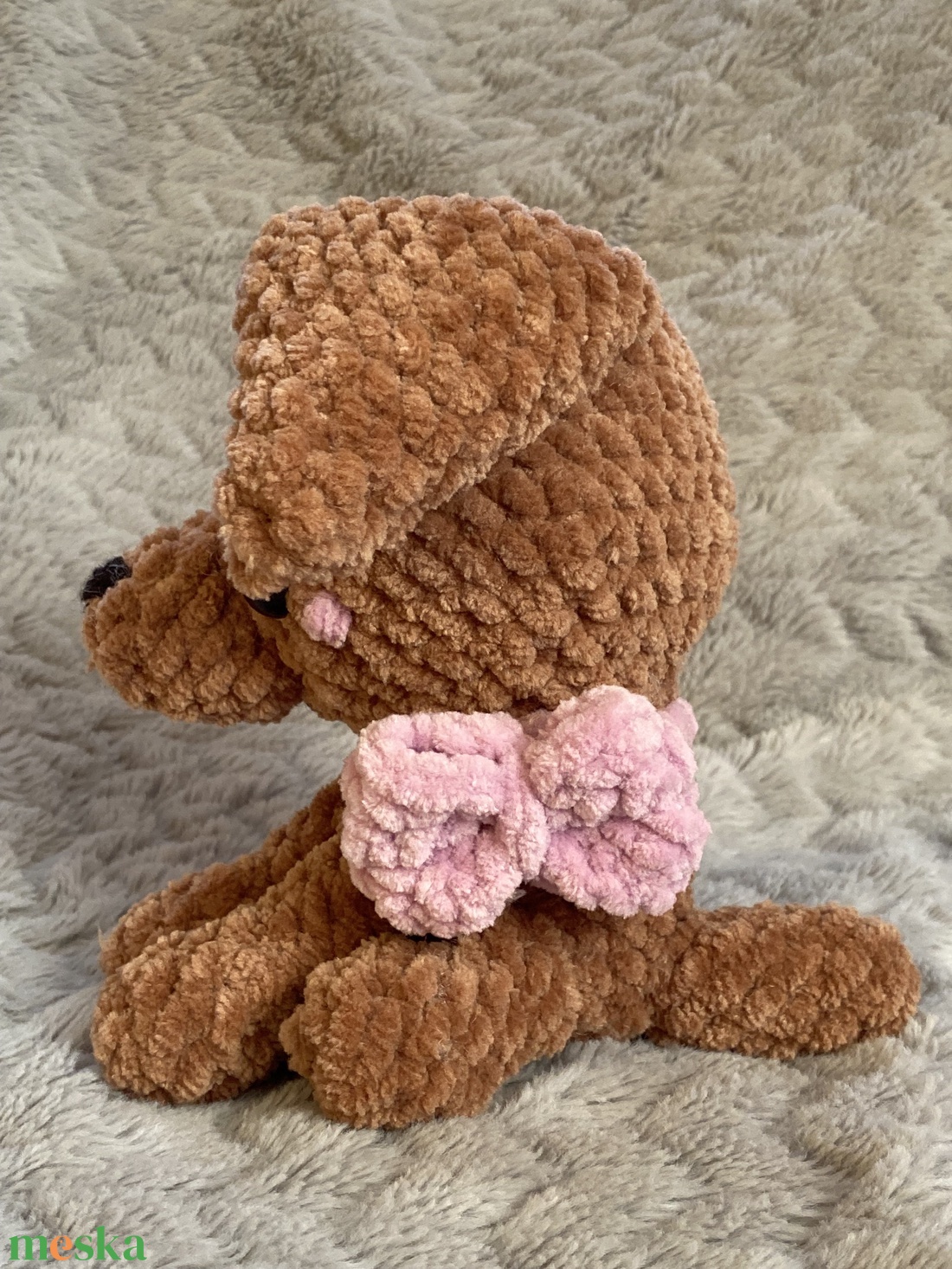 Horgolt amigurumi kiskutya - játék & sport - plüssállat & játékfigura - kutya - Meska.hu