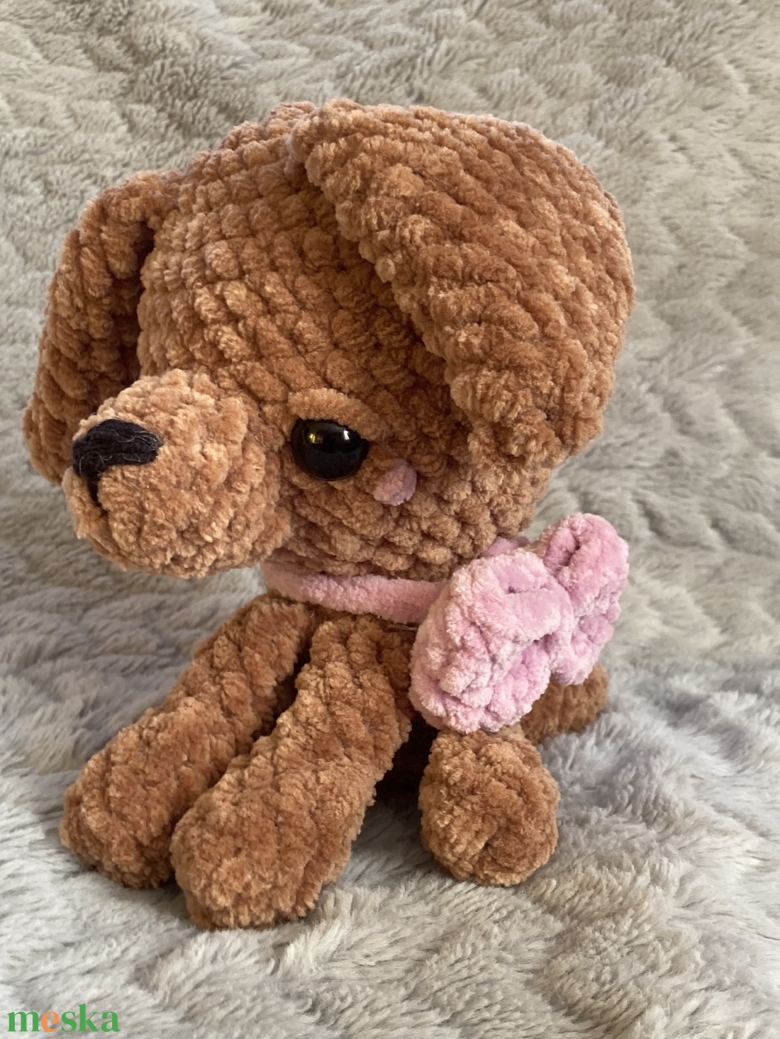 Horgolt amigurumi kiskutya - játék & sport - plüssállat & játékfigura - kutya - Meska.hu