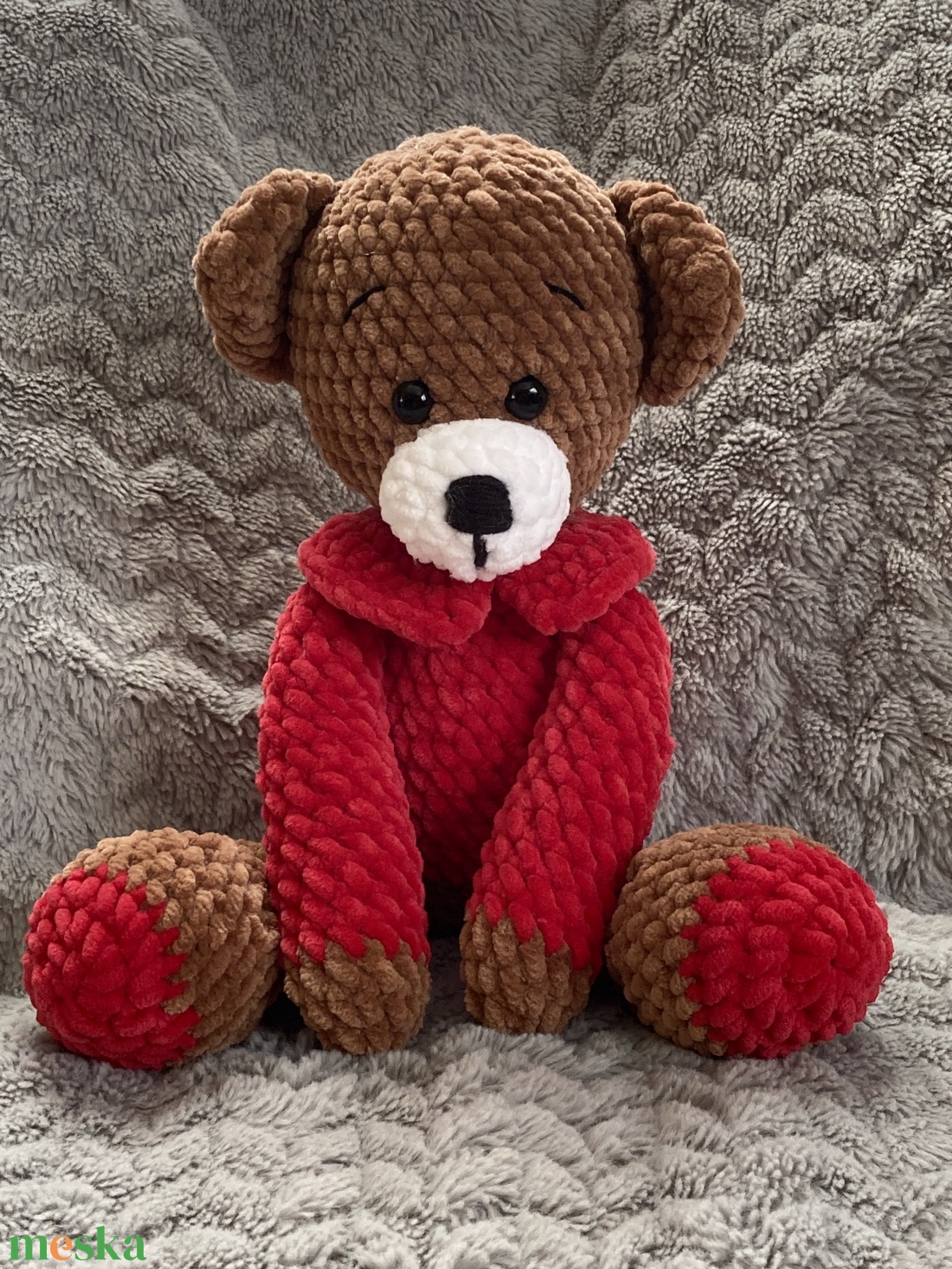 Horgolt amigurumi maci - játék & sport - plüssállat & játékfigura - maci - Meska.hu