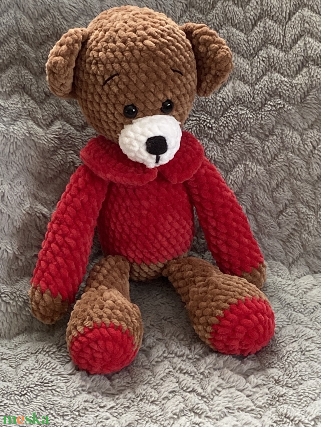 Horgolt amigurumi maci - játék & sport - plüssállat & játékfigura - maci - Meska.hu