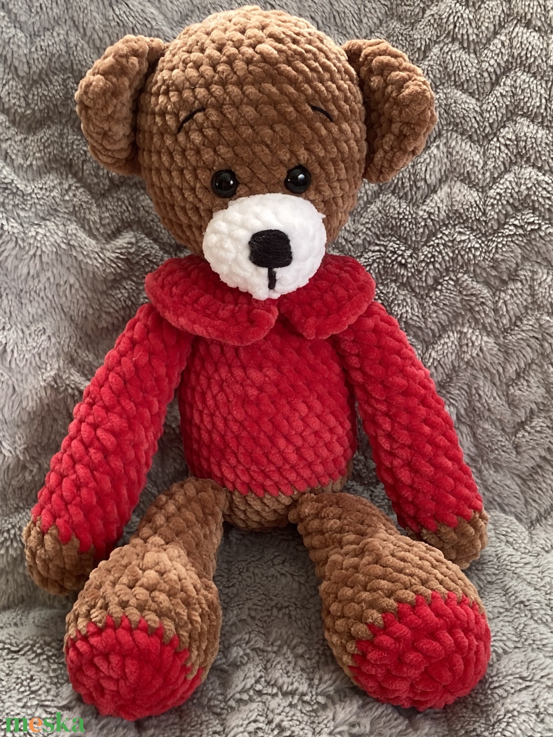 Horgolt amigurumi maci - játék & sport - plüssállat & játékfigura - maci - Meska.hu