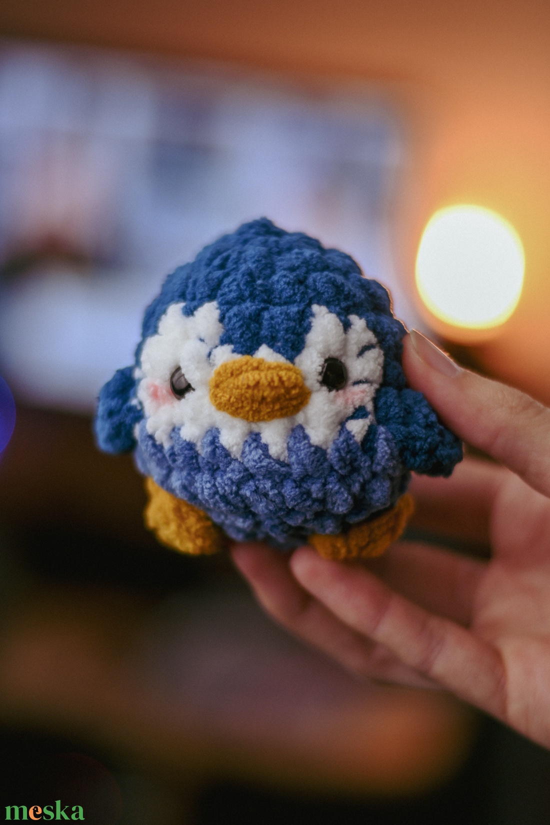 Bubi pingvin - játék & sport - plüssállat & játékfigura - madár - Meska.hu