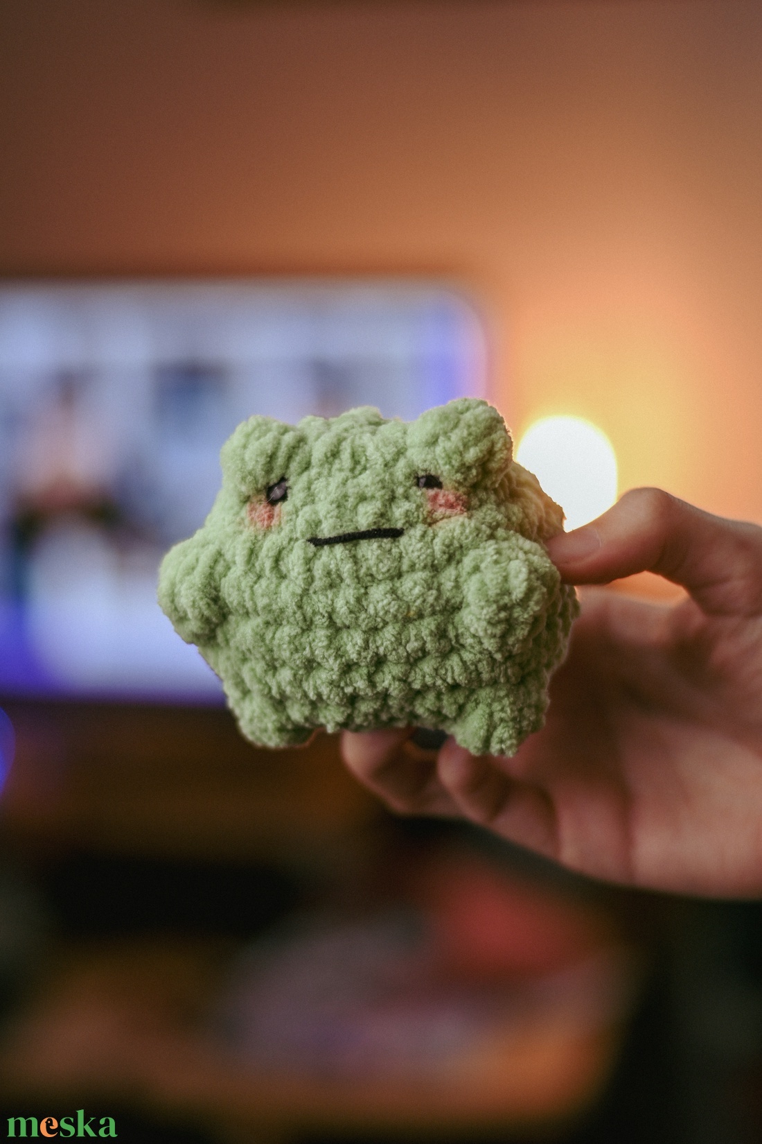 Popós béka  - játék & sport - plüssállat & játékfigura - béka - Meska.hu