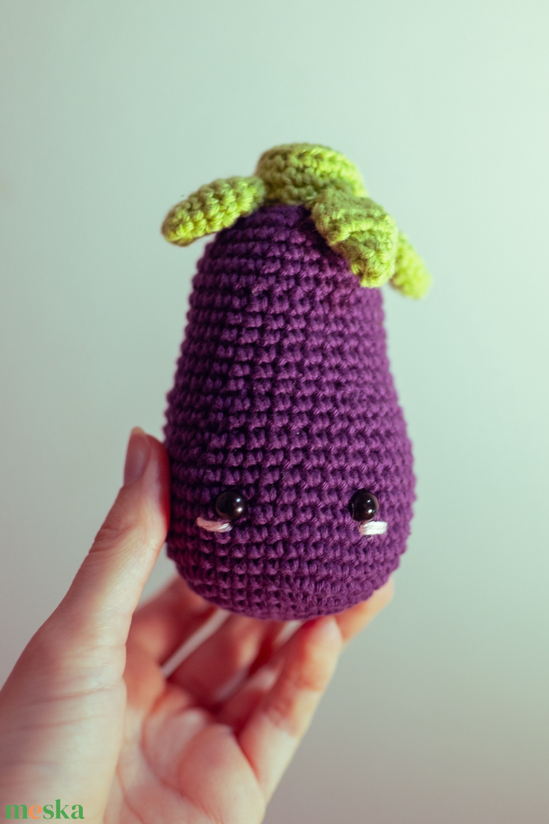 Padlizsán  - játék & sport - plüssállat & játékfigura - más figura - Meska.hu