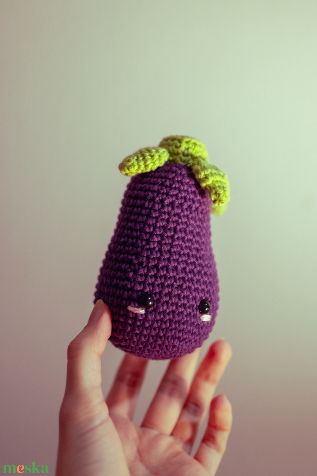 Padlizsán  - játék & sport - plüssállat & játékfigura - más figura - Meska.hu