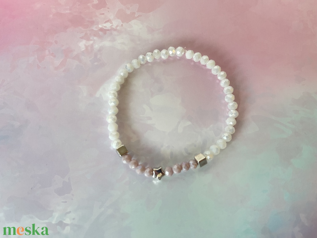 Gyöngyből készült karköto - ékszer - karkötő - gyöngyös karkötő - Meska.hu