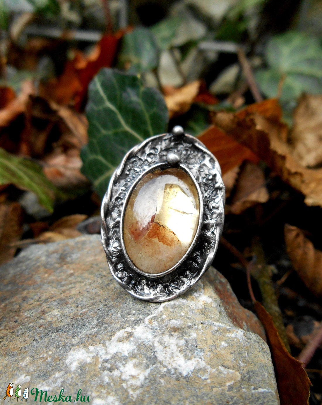 Citrin gyűrű -  - Meska.hu