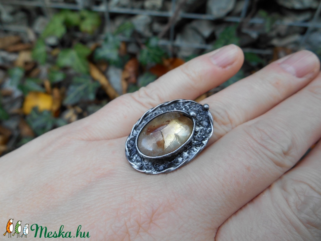 Citrin gyűrű -  - Meska.hu