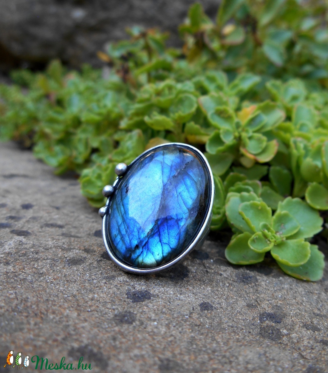 Labradorit gyűrű -  - Meska.hu