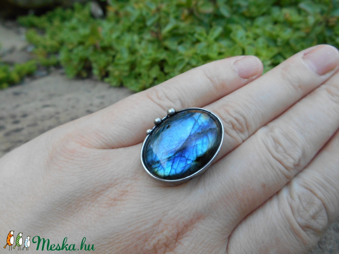 Labradorit gyűrű -  - Meska.hu