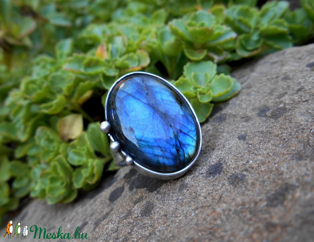 Labradorit gyűrű -  - Meska.hu