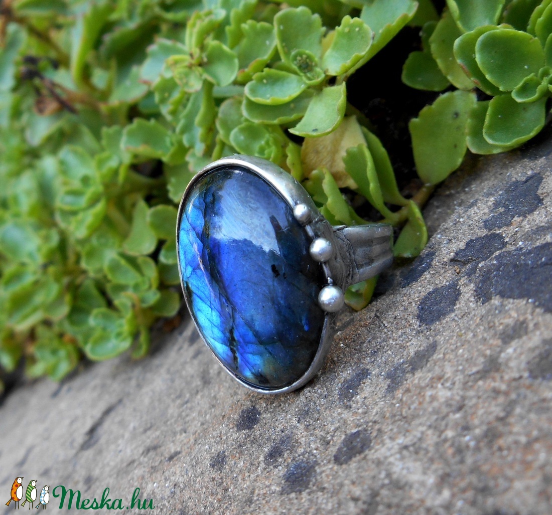 Labradorit gyűrű -  - Meska.hu