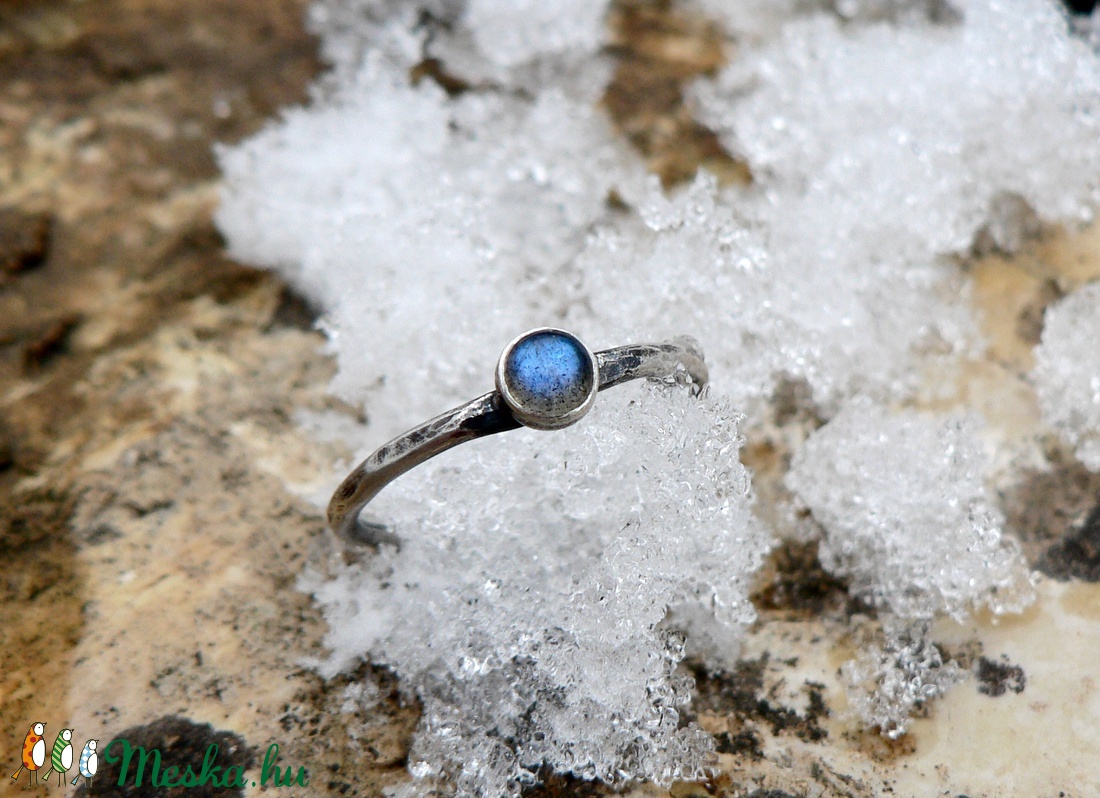 Ezüst Labradorit gyűrű -  - Meska.hu