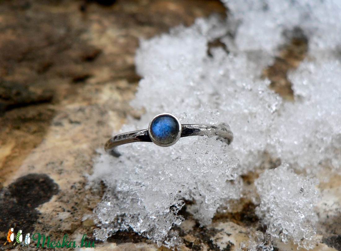 Ezüst Labradorit gyűrű -  - Meska.hu
