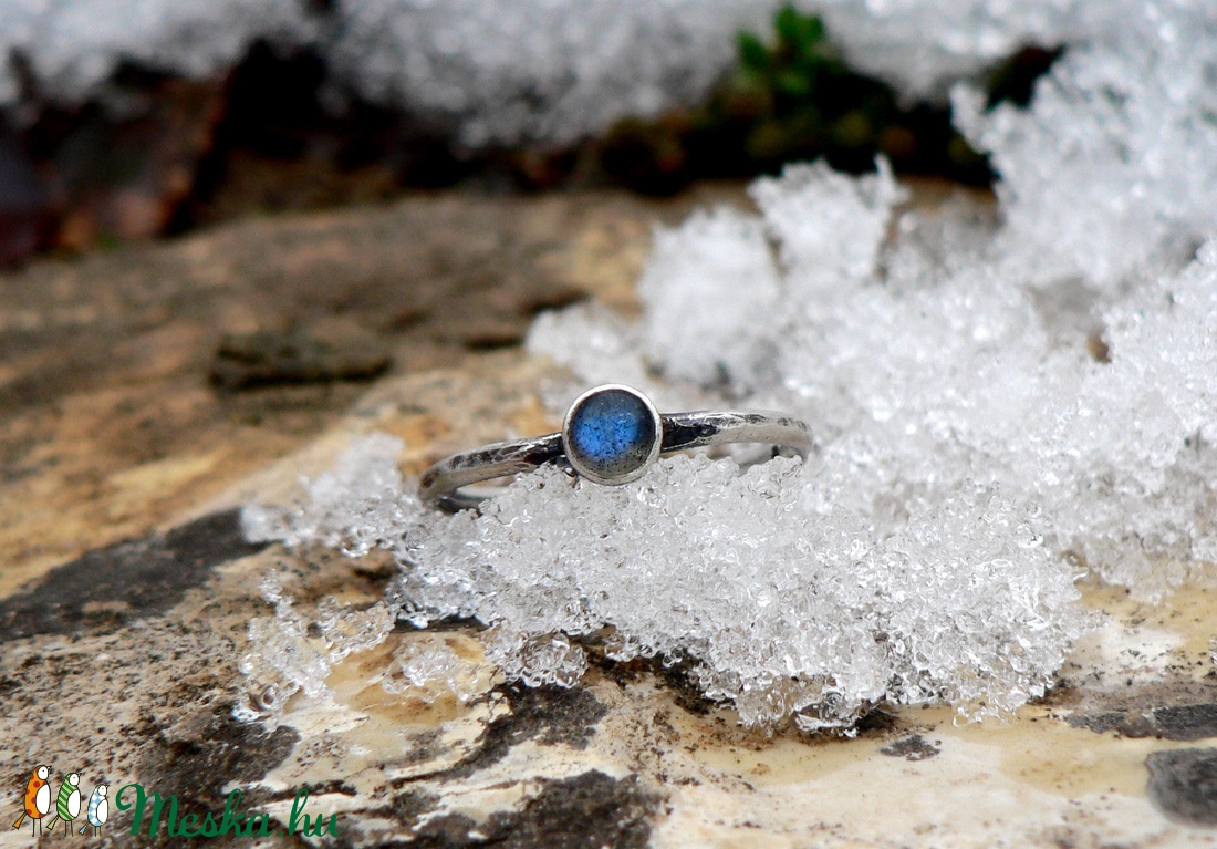 Ezüst Labradorit gyűrű -  - Meska.hu