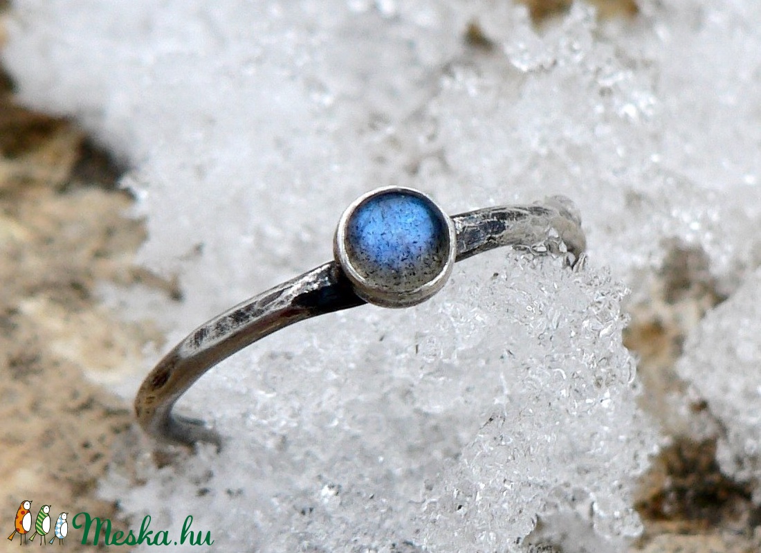Ezüst Labradorit gyűrű -  - Meska.hu