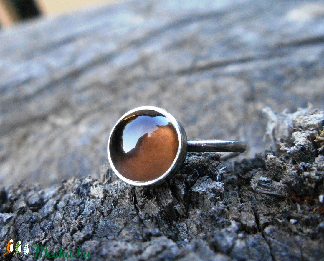 Ezüst Füstkvarc gyűrű -  - Meska.hu