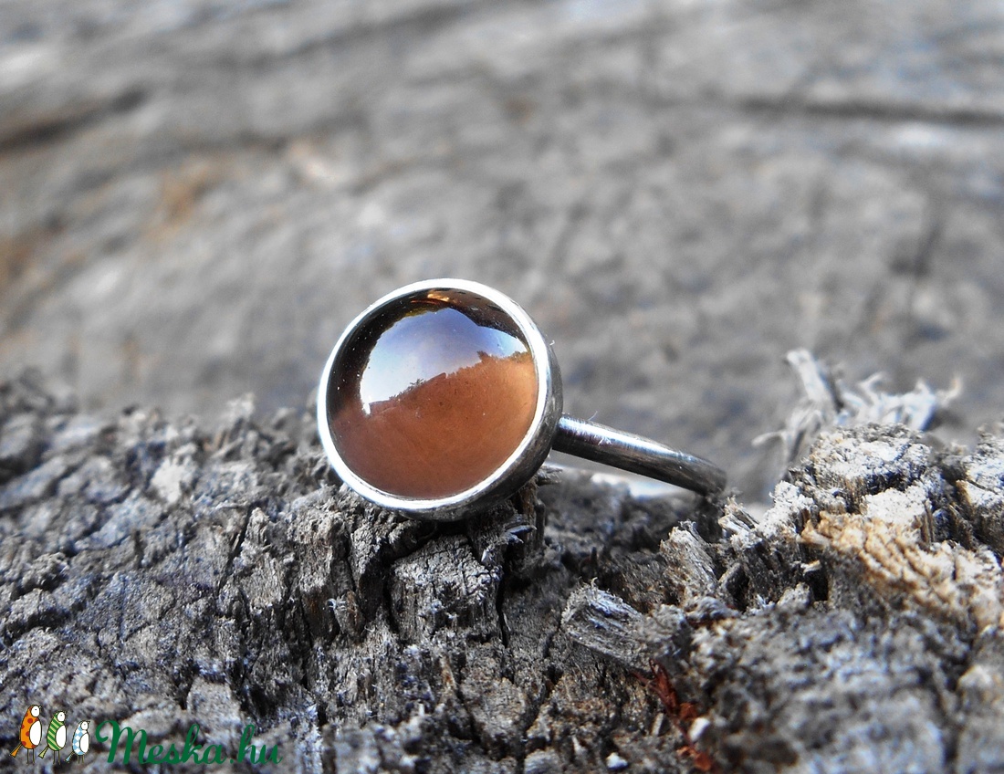 Ezüst Füstkvarc gyűrű -  - Meska.hu