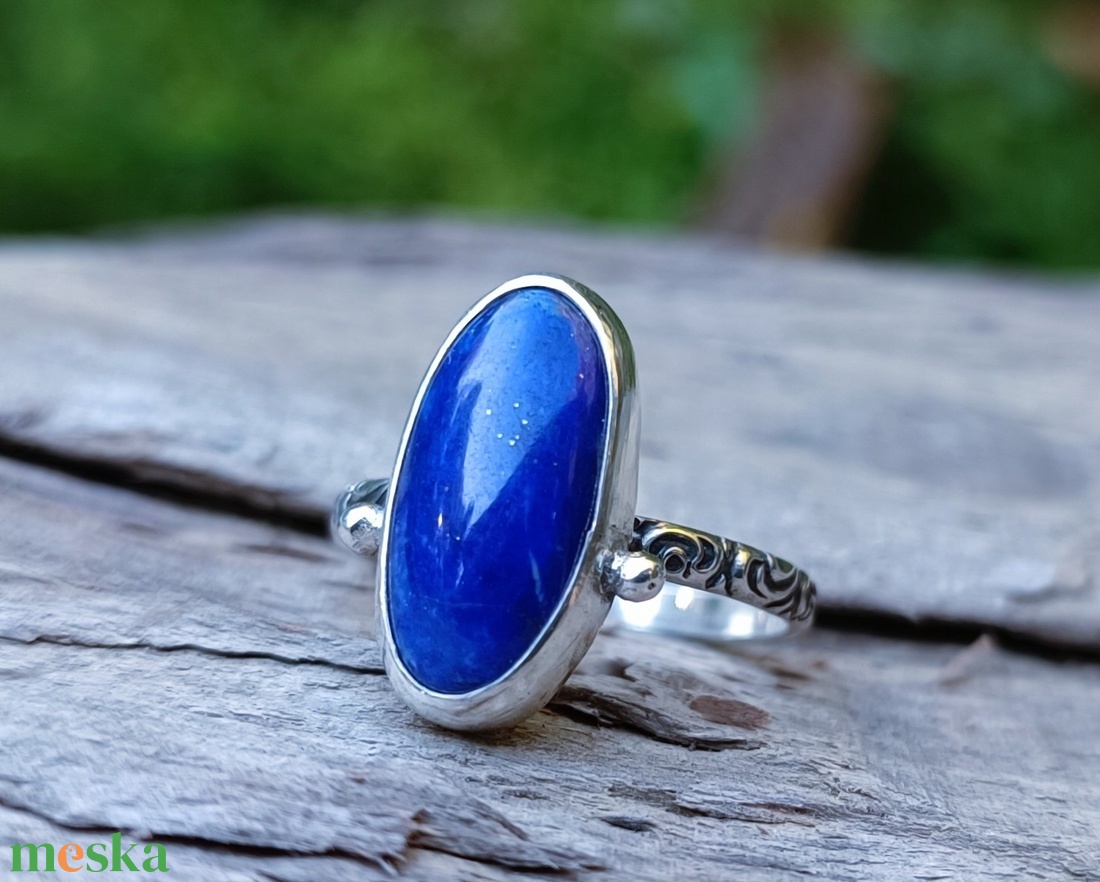 Ezüst Lápisz lazuli gyűrű - ékszer - gyűrű - statement gyűrű - Meska.hu Ezüst Lápisz lazuli gyűrű - ékszer - gyűrű - statement gyűrű - Meska.hu
