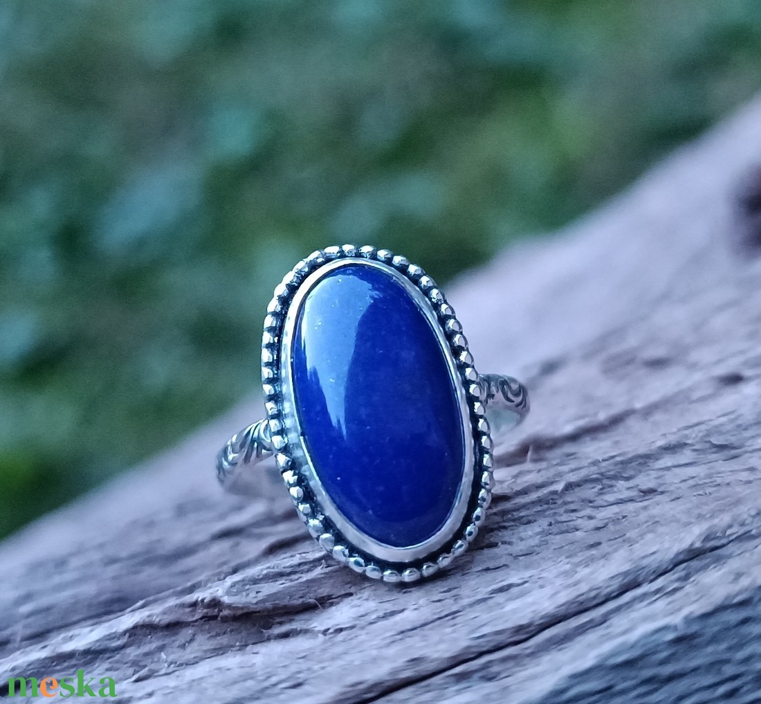 Ezüst Lápisz lazuli gyűrű - ékszer - gyűrű - statement gyűrű - Meska.hu Ezüst Lápisz lazuli gyűrű - ékszer - gyűrű - statement gyűrű - Meska.hu