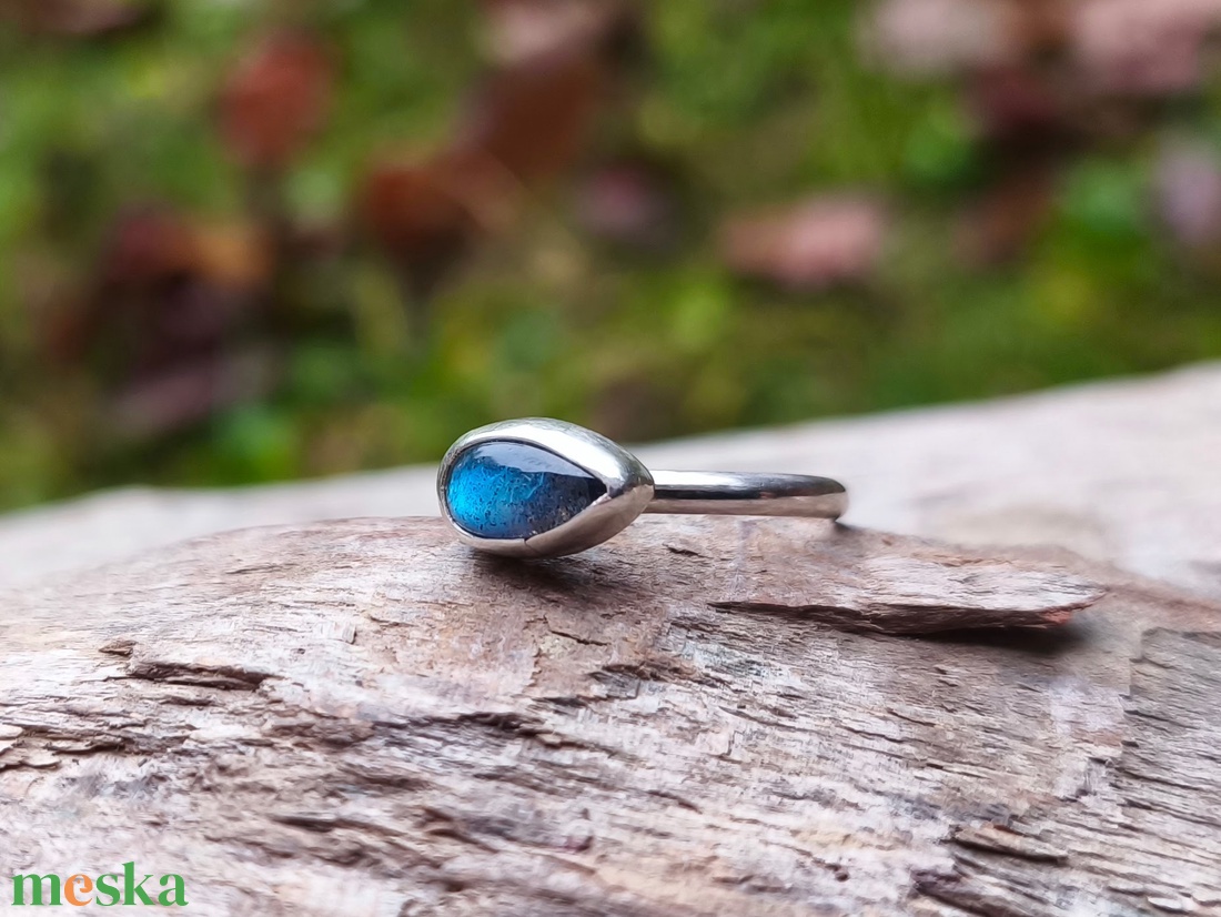 Ezüst Labradorit gyűrű -  - Meska.hu