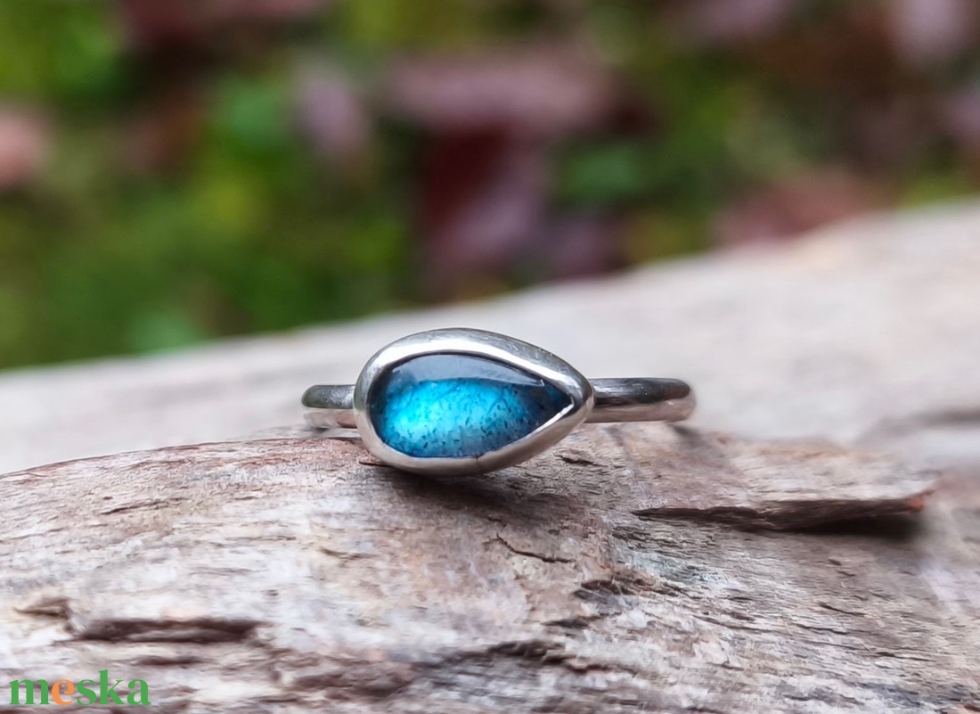 Ezüst Labradorit gyűrű -  - Meska.hu