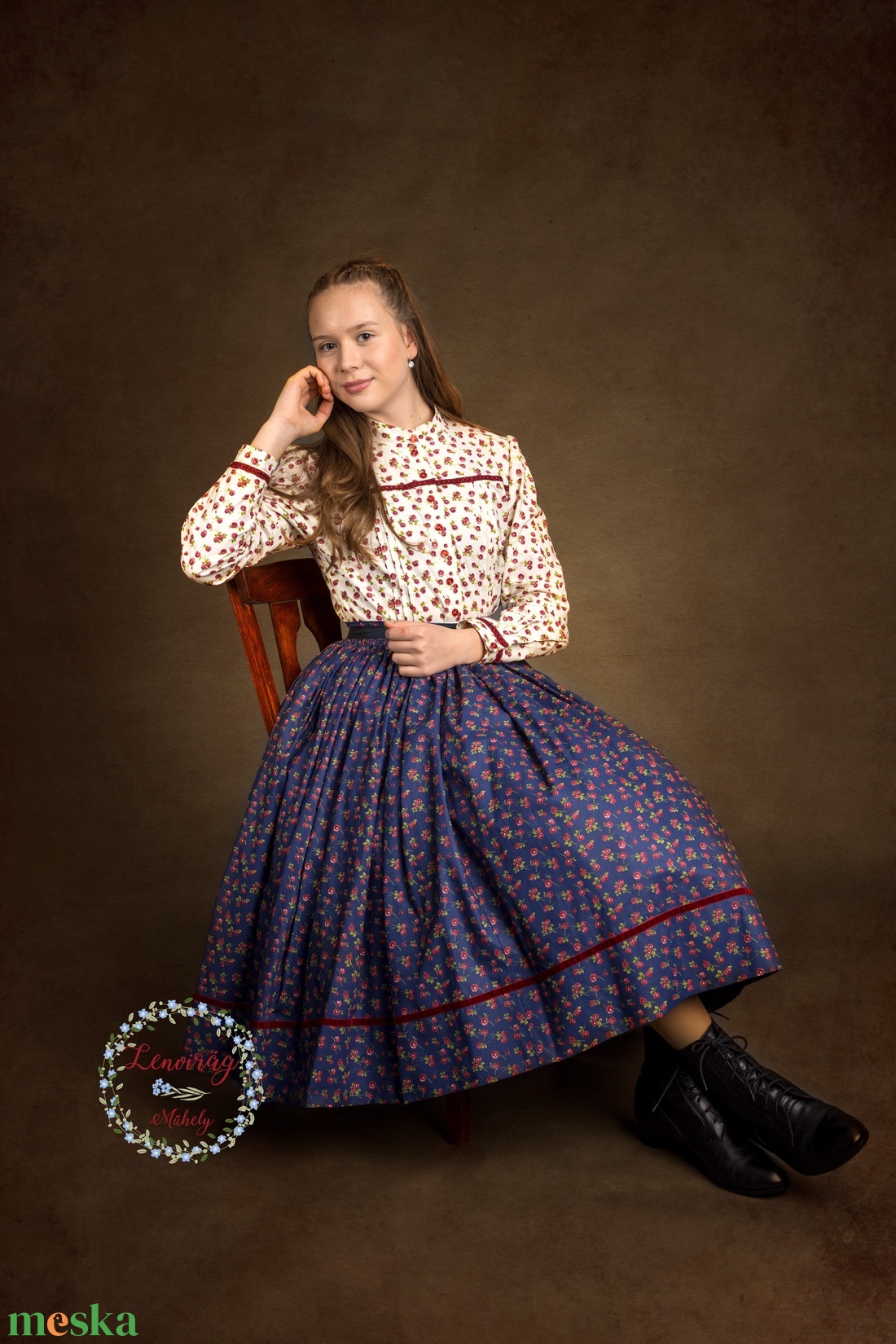 Bakonyi viselet - ruha & divat - női ruha - szoknya - Meska.hu