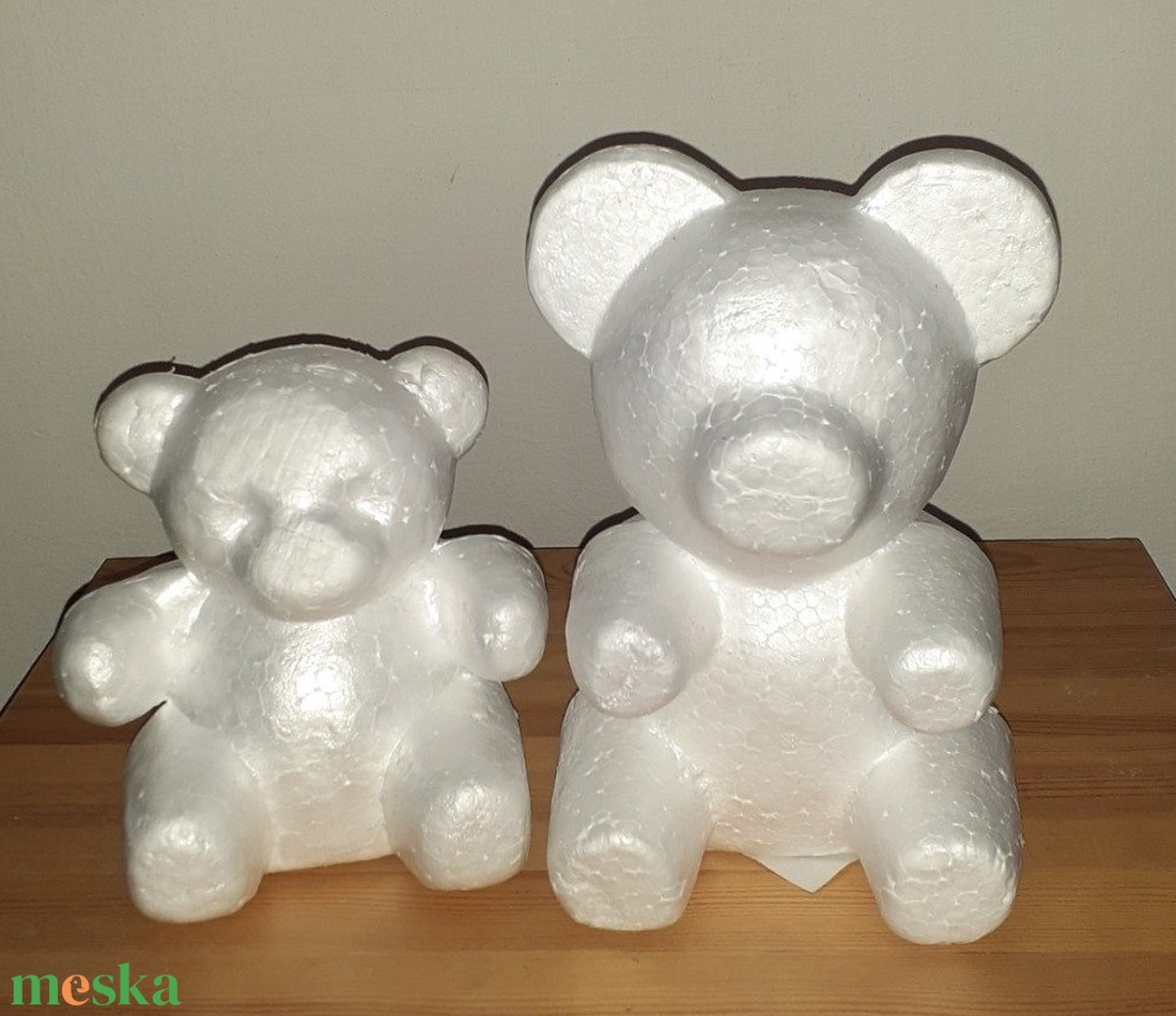 Hungarocell maci, polisztirol maci - 15cm - kellékek & szerszámok - dekorációs kellékek - egyéb kellékek - Meska.hu Hungarocell maci, polisztirol maci - 15cm - kellékek & szerszámok - dekorációs kellékek - egyéb kellékek - Meska.hu