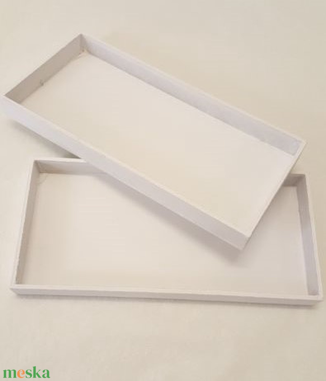 KA-7554. Fehér dekorláda 32x15x3cm - kellékek & szerszámok - hobby fa alapanyag - egyéb fatermék - Meska.hu