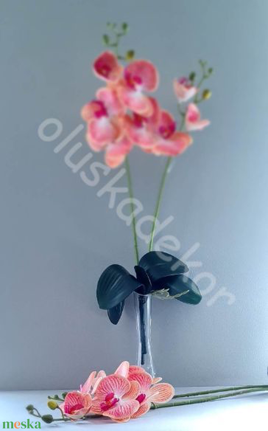 Orchidea, phalaenopsis, élethű, levéllel, légzőgyökér, 2 ág, REAL TOUCH, gumi - kellékek & szerszámok - dekorációs kellékek - egyéb kellékek - Meska.hu Orchidea, phalaenopsis, élethű, levéllel, légzőgyökér, 2 ág, REAL TOUCH, gumi - kellékek & szerszámok - dekorációs kellékek - egyéb kellékek - Meska.hu