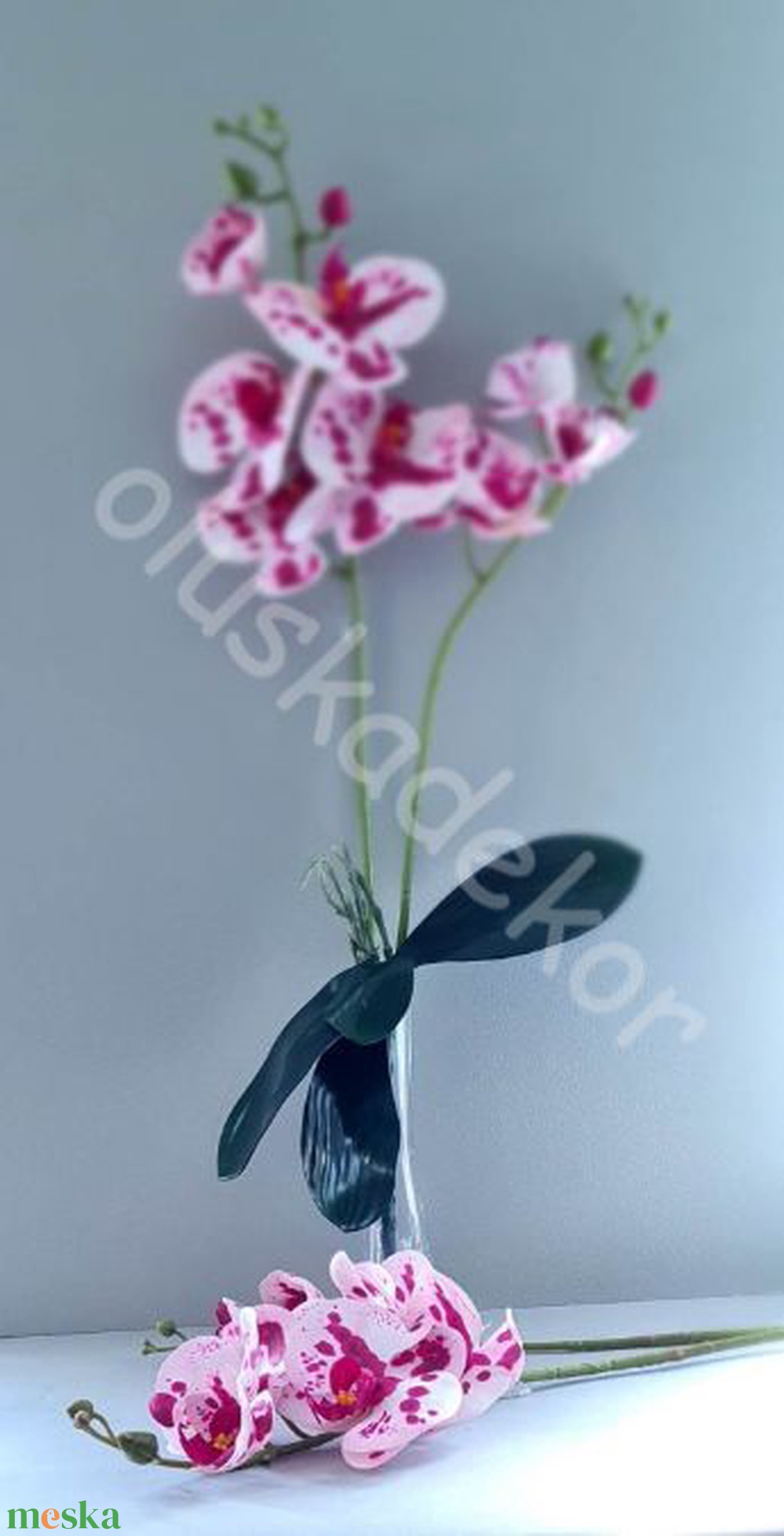 Orchidea, phalaenopsis, élethű, levéllel, légzőgyökér, 2 ág, REAL TOUCH, gumi - kellékek & szerszámok - dekorációs kellékek - egyéb kellékek - Meska.hu Orchidea, phalaenopsis, élethű, levéllel, légzőgyökér, 2 ág, REAL TOUCH, gumi - kellékek & szerszámok - dekorációs kellékek - egyéb kellékek - Meska.hu
