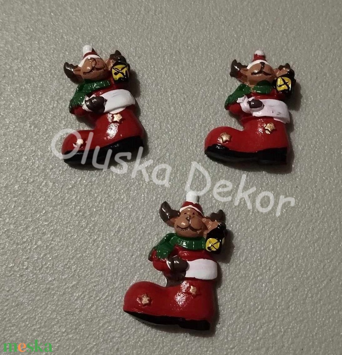 Rénszarvas, Réni csizmában, öntapadós, karácsonyi dekorációs alapanyag - kellékek & szerszámok - dekorációs kellékek - figurák - Meska.hu Rénszarvas, Réni csizmában, öntapadós, karácsonyi dekorációs alapanyag - kellékek & szerszámok - dekorációs kellékek - figurák - Meska.hu