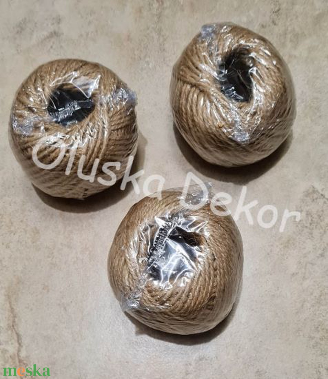 Kender zsineg, spárga, kötöző, juta, dekor, 40 m x 2,5mm - kellékek & szerszámok - dekorációs kellékek - egyéb kellékek - Meska.hu Kender zsineg, spárga, kötöző, juta, dekor, 40 m x 2,5mm - kellékek & szerszámok - dekorációs kellékek - egyéb kellékek - Meska.hu