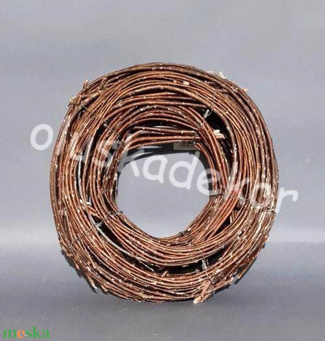 KA-7590. Spirál vessző koszorú, 25cm - kellékek & szerszámok - dekorációs kellékek - egyéb kellékek - Meska.hu KA-7590. Spirál vessző koszorú, 25cm - kellékek & szerszámok - dekorációs kellékek - egyéb kellékek - Meska.hu