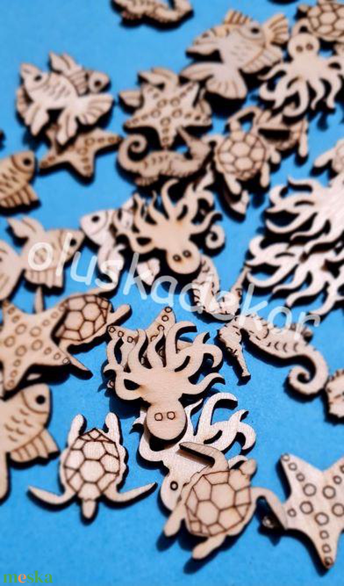 Fa tenger gyümölcsei, polip, tengeri csillag, csikóhal, teknős, hal, dekor, 10db/cs. - kellékek & szerszámok - dekorációs kellékek - egyéb kellékek - Meska.hu