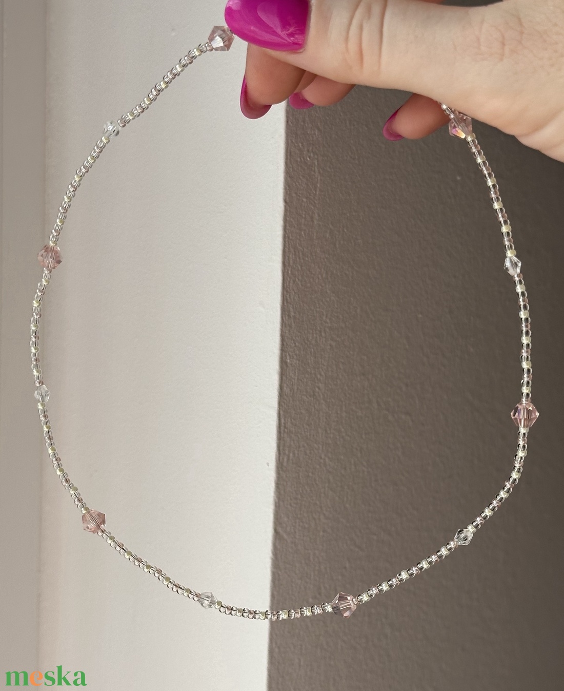 Choker- Fairy - ékszer - nyaklánc - gyöngyös nyaklánc - Meska.hu