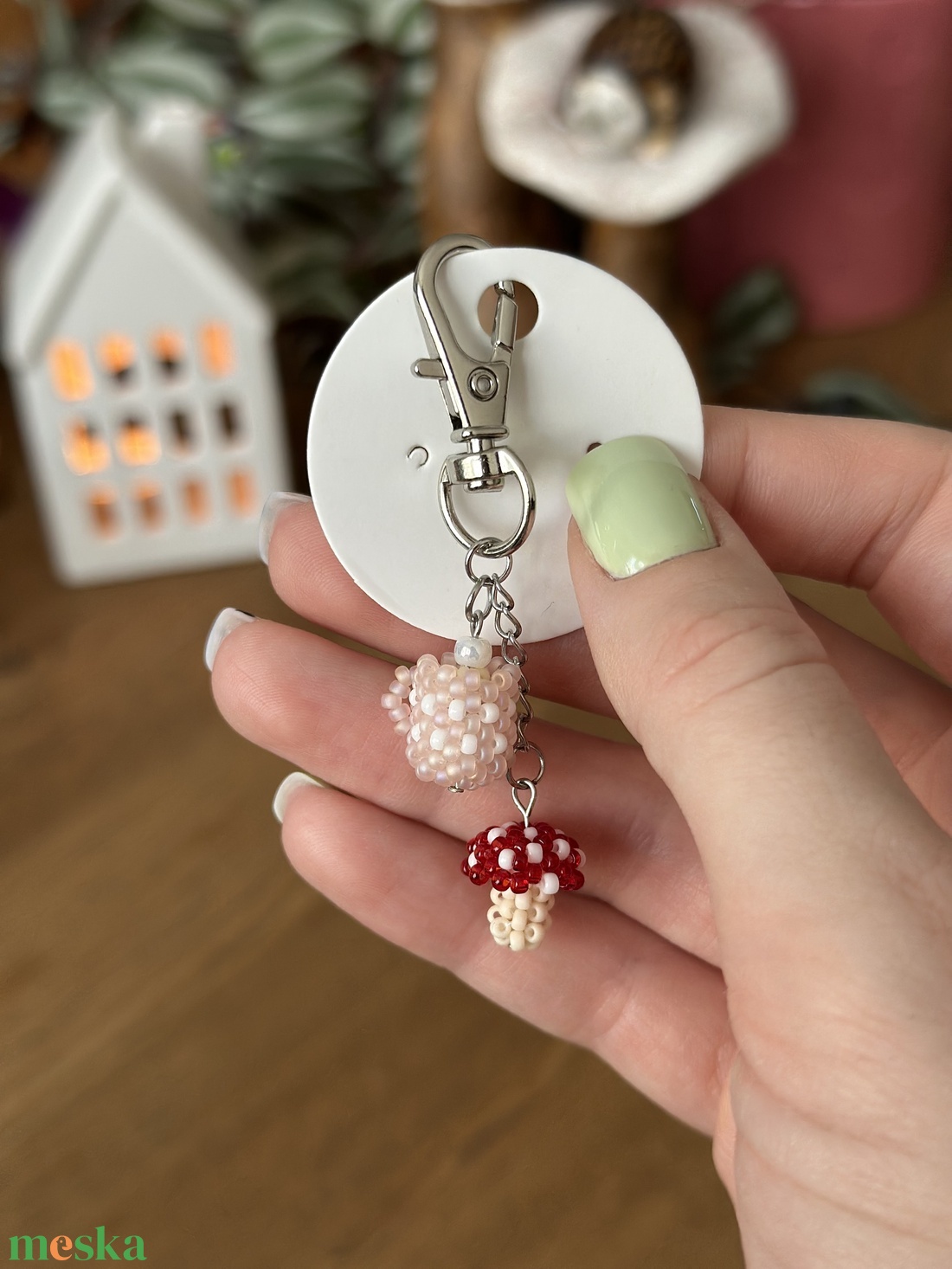 VÁLASZTHATÓ dupla charm kulcstartó - táska & tok - kulcstartó & táskadísz - kulcstartó - Meska.hu