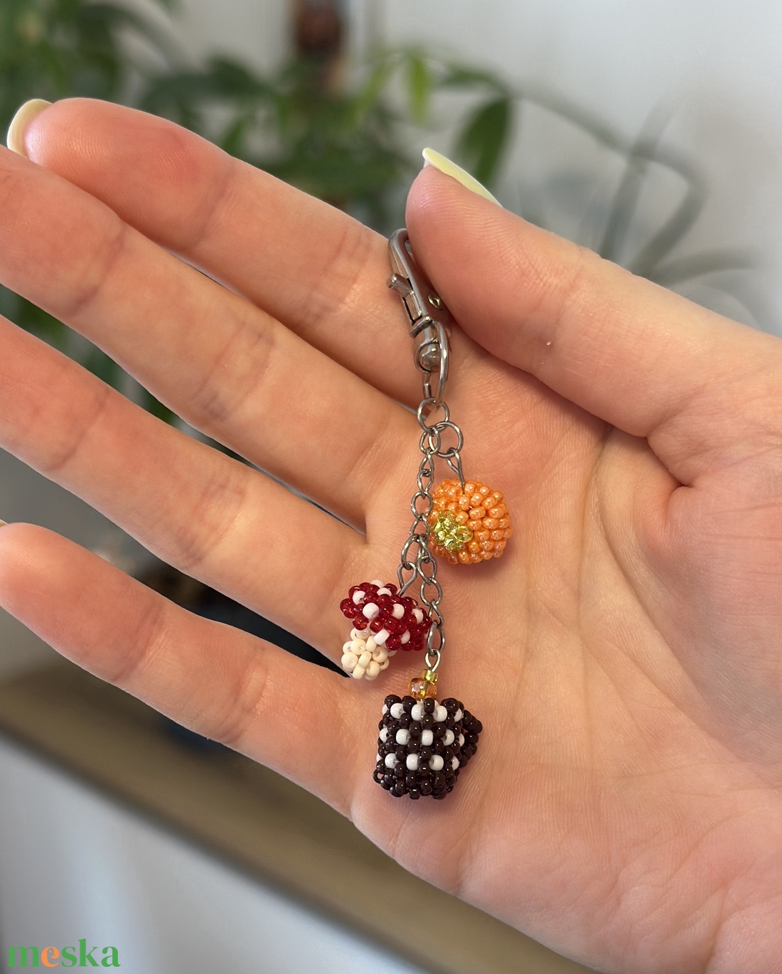 VÁLASZTHATÓ tripla charm kulcstartó  - táska & tok - kulcstartó & táskadísz - kulcstartó - Meska.hu