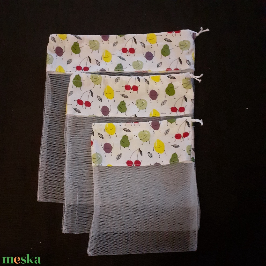 Bevásárlózsák, gyümölcsös - táska & tok - bevásárlás & shopper táska - zöldség/gyümölcs zsák - Meska.hu